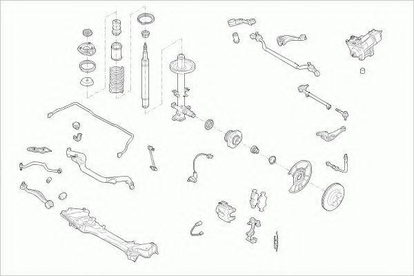 ZF PARTS BMW5FZ006 Рульове управління; Підвіска колеса