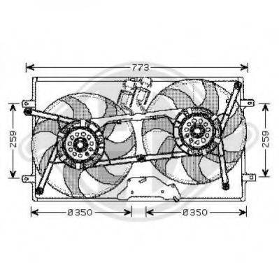 DIEDERICHS 2270101 Вентилятор, охолодження двигуна