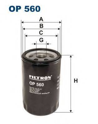FILTRON OP560 Масляний фільтр; Масляний фільтр, ступінчаста коробка передач