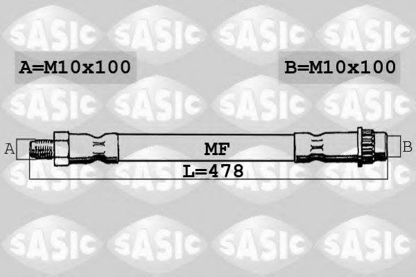 SASIC 6600014 Гальмівний шланг