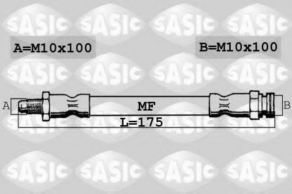 SASIC 6600021 Гальмівний шланг