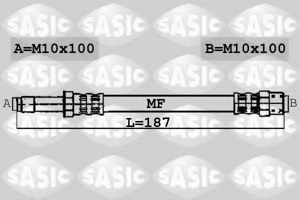 SASIC 6606006 Гальмівний шланг