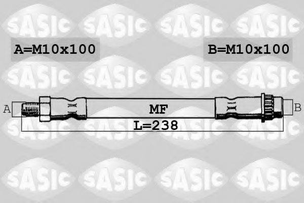 SASIC 6606013 Гальмівний шланг