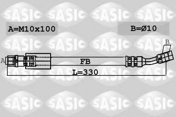 SASIC 6606084 Гальмівний шланг