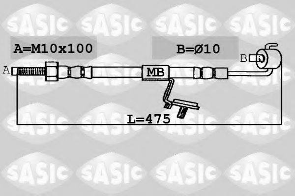 SASIC SBH6320 Гальмівний шланг
