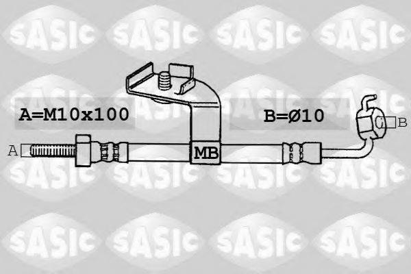 SASIC SBH6328 Гальмівний шланг