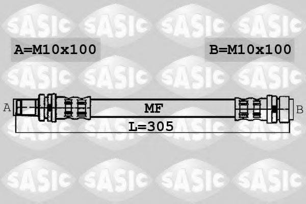SASIC 6600052 Гальмівний шланг