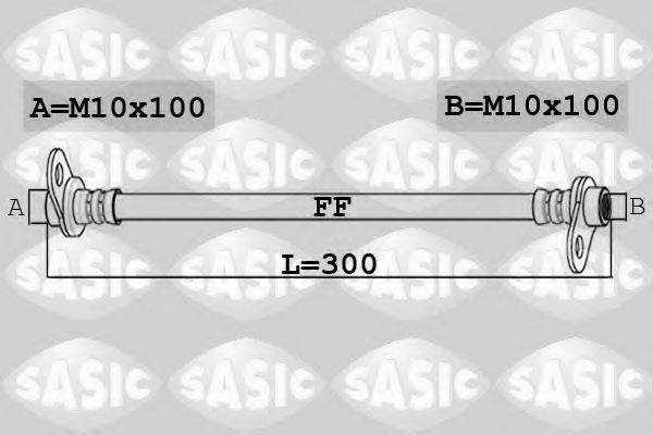 SASIC 6600062 Гальмівний шланг