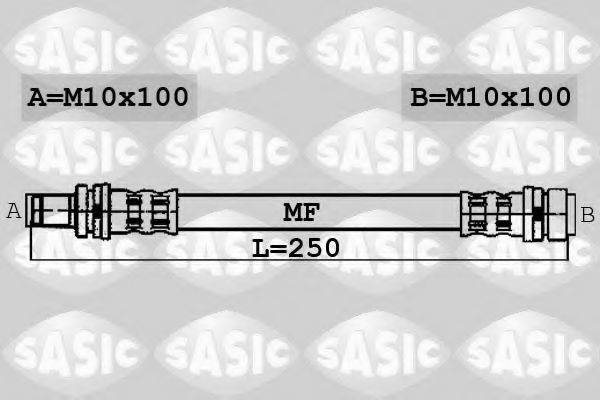 SASIC 6606164 Гальмівний шланг