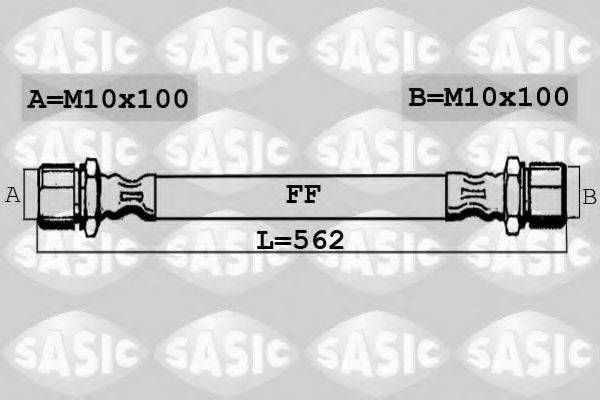 SASIC 6606203 Гальмівний шланг