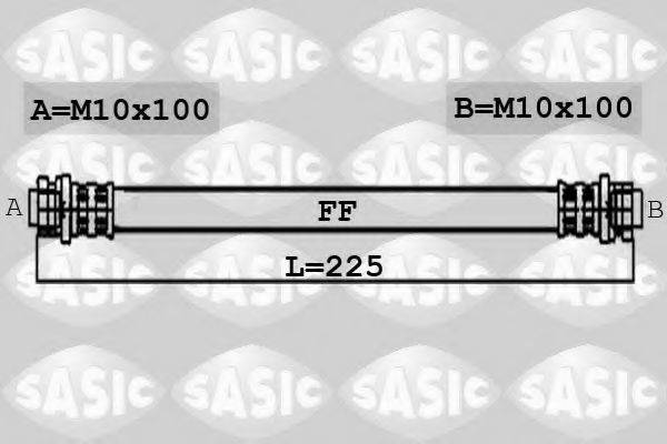 SASIC 6606209 Гальмівний шланг