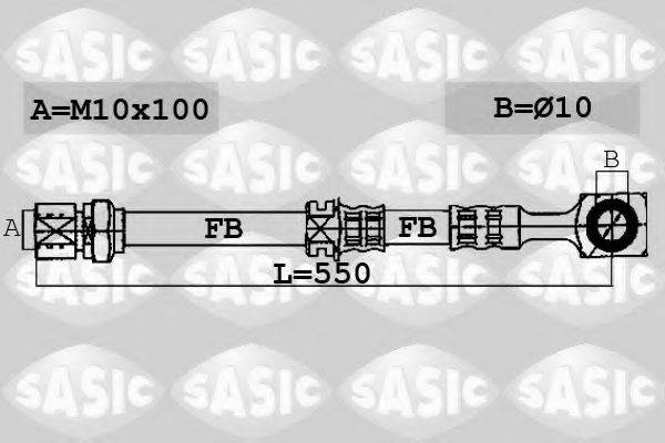 SASIC 6606099 Гальмівний шланг