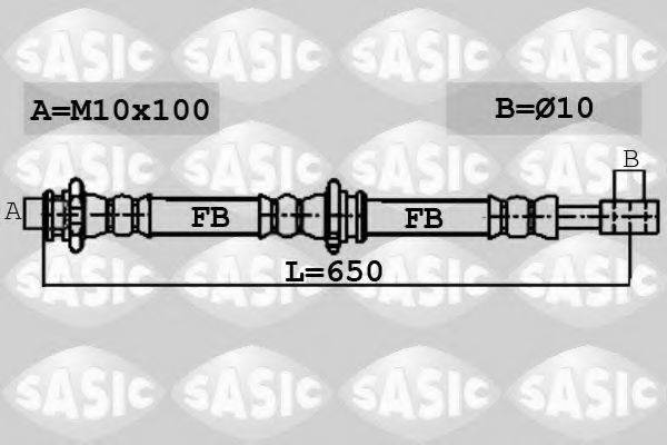 SASIC 6606253 Гальмівний шланг