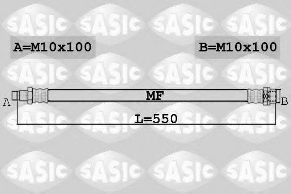 SASIC 6606255 Гальмівний шланг