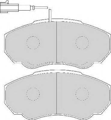 ABEX AVR108 Комплект гальмівних колодок, дискове гальмо