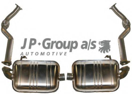 JP GROUP 1620602510 Система глушника для спортивного автомобіля