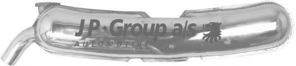 JP GROUP 1620609600 Глушник вихлопних газів кінцевий