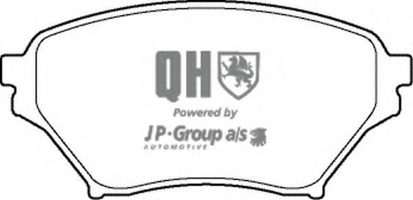 JP GROUP 3863600619 Комплект гальмівних колодок, дискове гальмо