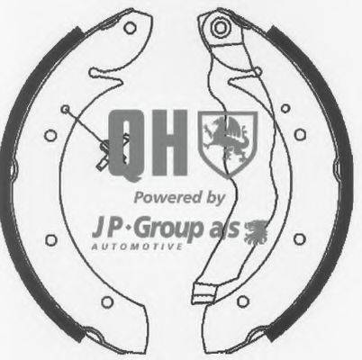 JP GROUP 1463900119 Комплект гальмівних колодок