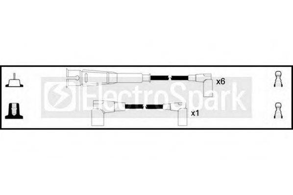 STANDARD OEK152 Комплект дротів запалювання