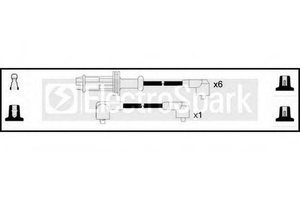 STANDARD OEK437 Комплект дротів запалювання