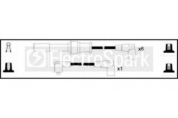 STANDARD OEK438 Комплект дротів запалювання