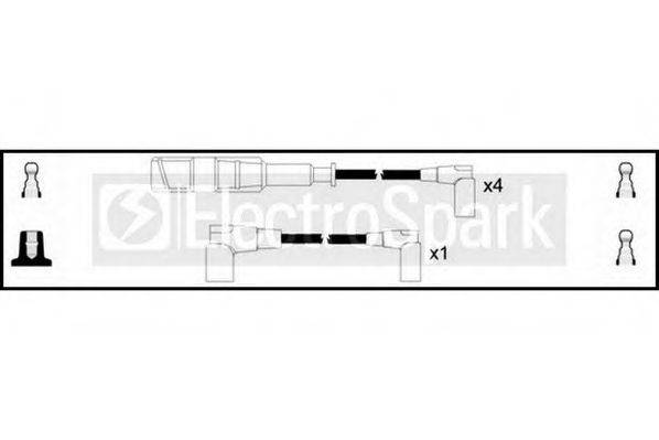 STANDARD OEK169 Комплект дротів запалювання