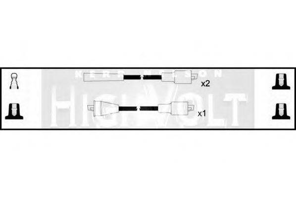 STANDARD OEF256 Комплект дротів запалювання