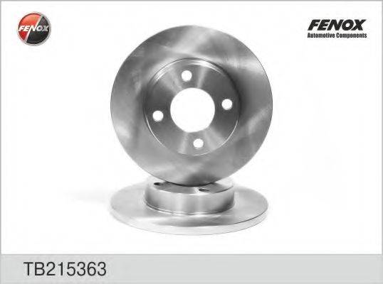 FENOX TB215363 гальмівний диск