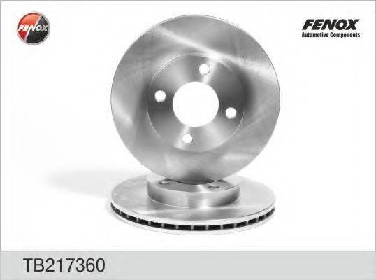 FENOX TB217360 гальмівний диск