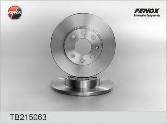 FENOX TB215063 гальмівний диск