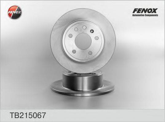 FENOX TB215067 гальмівний диск