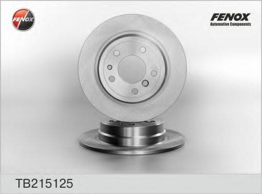FENOX TB215125 гальмівний диск