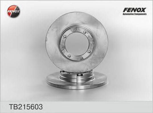 FENOX TB215603 гальмівний диск