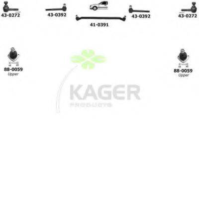 KAGER 800213 Підвіска колеса
