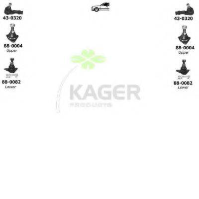 KAGER 800281 Підвіска колеса