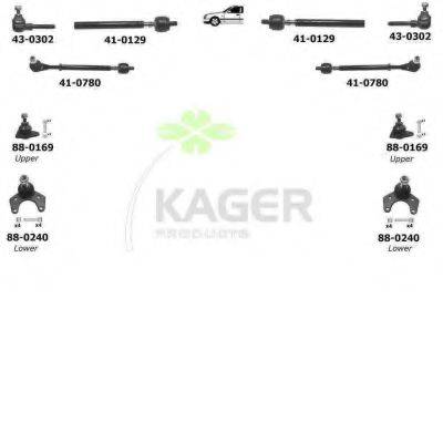 KAGER 800302 Підвіска колеса