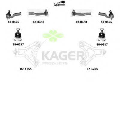 KAGER 800338 Підвіска колеса
