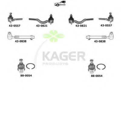 KAGER 800505 Підвіска колеса