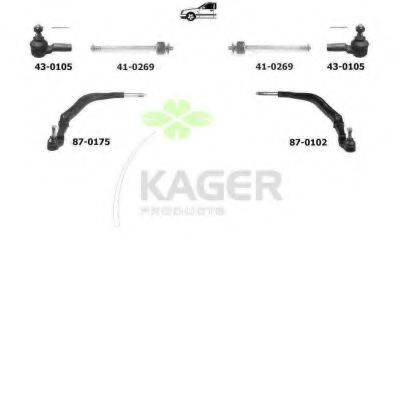 KAGER 800537 Підвіска колеса