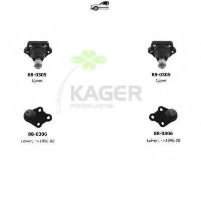 KAGER 800565 Підвіска колеса