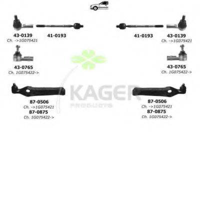 KAGER 800608 Підвіска колеса