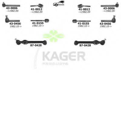 KAGER 800678 Підвіска колеса