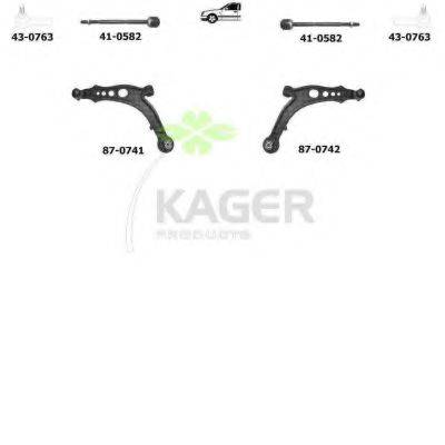 KAGER 800806 Підвіска колеса