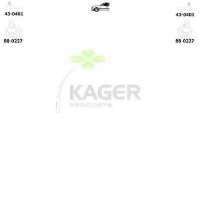 KAGER 800842 Підвіска колеса