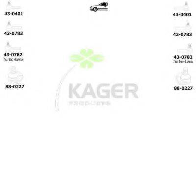 KAGER 800844 Підвіска колеса