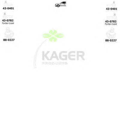 KAGER 800845 Підвіска колеса