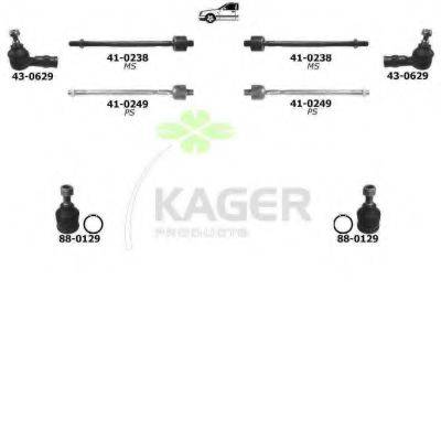 KAGER 800892 Підвіска колеса