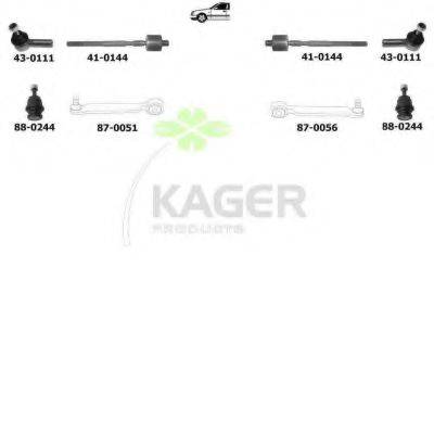 KAGER 800921 Підвіска колеса