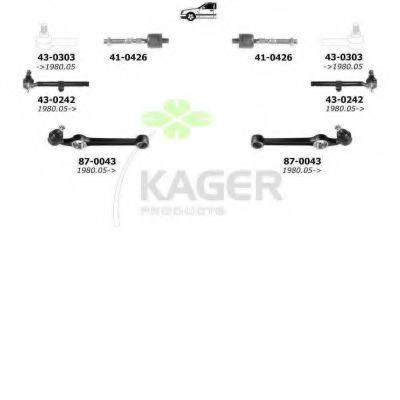 KAGER 801011 Підвіска колеса